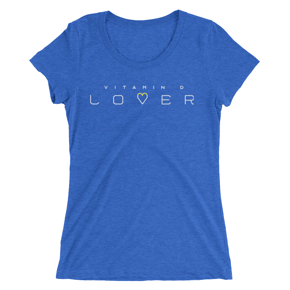 'Vitamin D Lover' Ladies t-shirt ~ Royal Blue