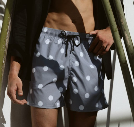 Big Sur Gray Swim Shorts
