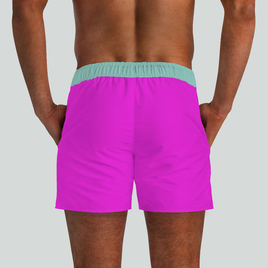 South Beach Fuchsia Swim Shorts