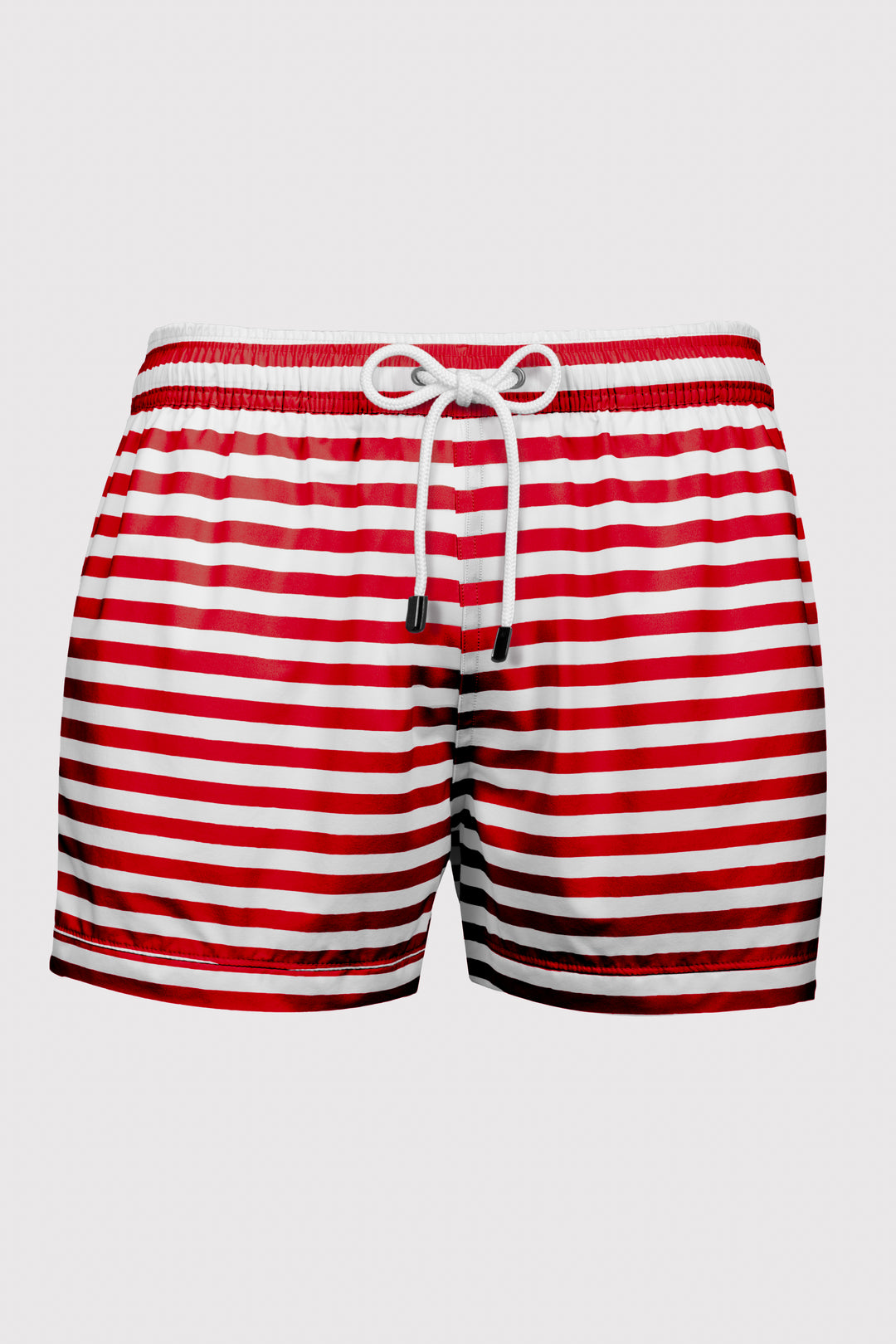 Malibu Red & White Swim Shorts