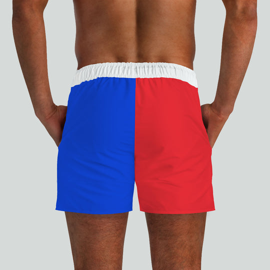 Outer Banks Red & Blue Swim Shorts