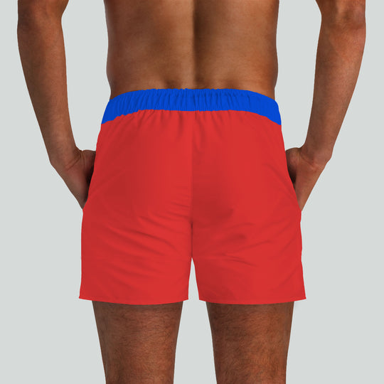 South Beach Red Swim Shorts