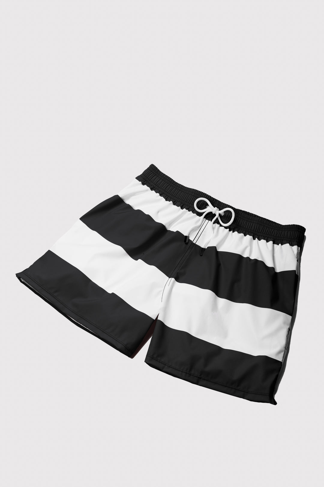 Baha Black & White Swim Shorts