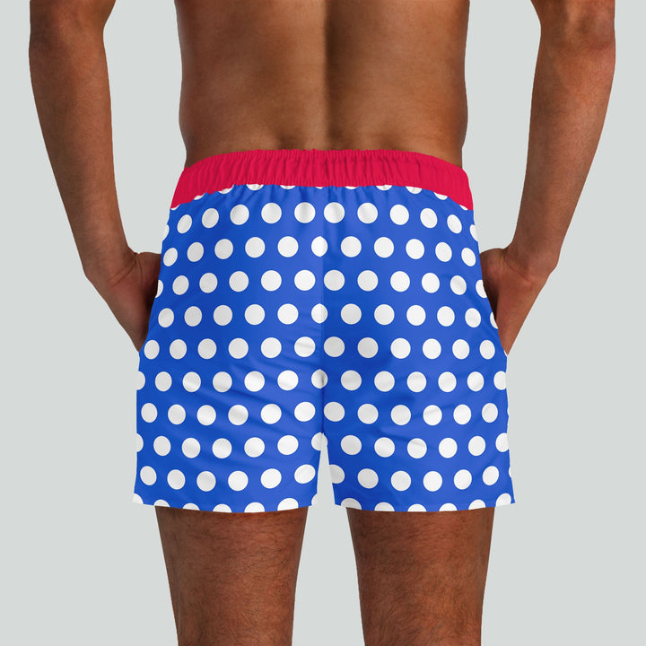 Big Sur Royal Blue Red Swim Shorts