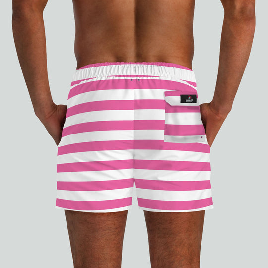 Monterey Pink & White Boardshorts