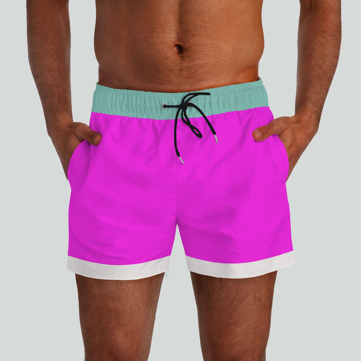 South Beach Fuchsia Swim Shorts