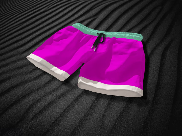 South Beach Fuchsia Swim Shorts