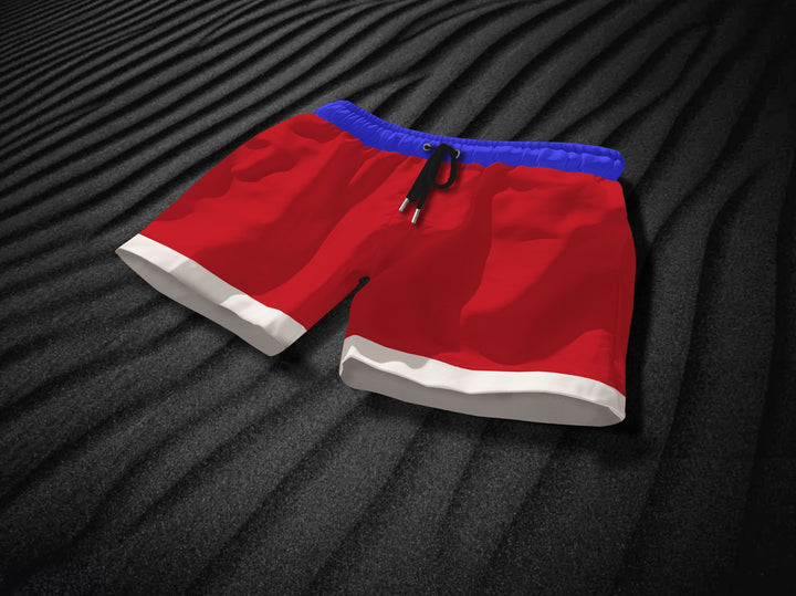 South Beach Red Swim Shorts