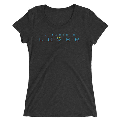 'Vitamin D Lover' Ladies t-shirt ~ Charcoal Black